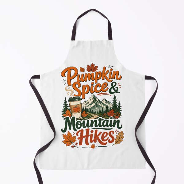 Item preview, Pumpkin Spice & Mountain Hikes | Fall Hiking Shirt for Women | Autumn Hiker Gift designed and sold by PrintSparkDesigns.