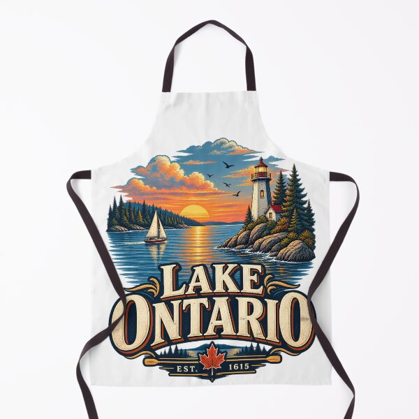 Item preview, Lake Ontario T-Shirt, Ontario Canada Lake Lover Gift, Vintage Lighthouse Sailing Graphic Tee, Canadian Cottage Life Gift designed and sold by OUICHA.