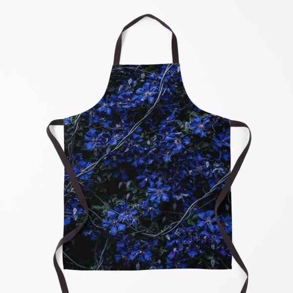 Item preview, Deep Blue Clematis Flowers Nature Botanical designed and sold by Owcomm.