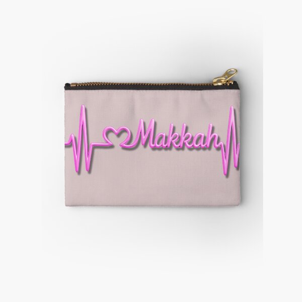 Item preview, Makkah Heartbeat Line (V.5) – Islamic City Love Typography Design designed and sold by D-Islamic.