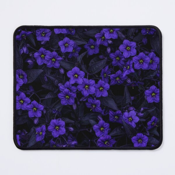 Item preview, Dark Blue Nighttime Flower Blossom Pattern designed and sold by Owcomm.