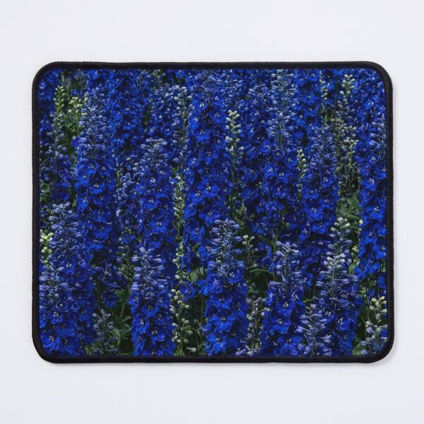 Item preview, Vibrant Deep Blue Delphinium Flower Field designed and sold by Owcomm.