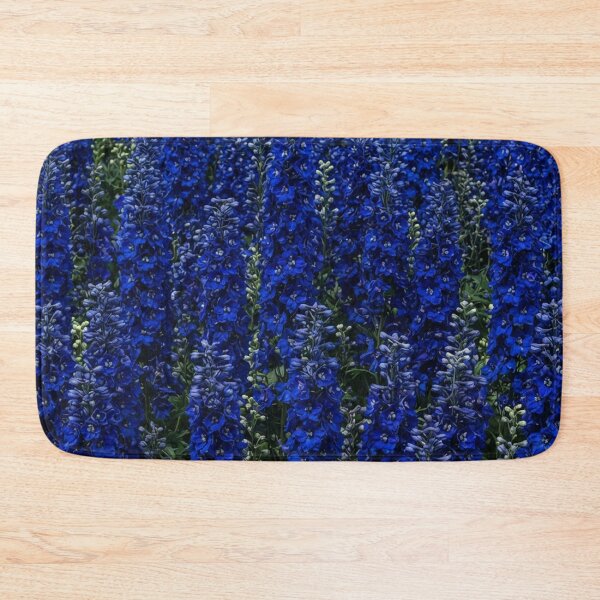 Item preview, Vibrant Deep Blue Delphinium Flower Field designed and sold by Owcomm.