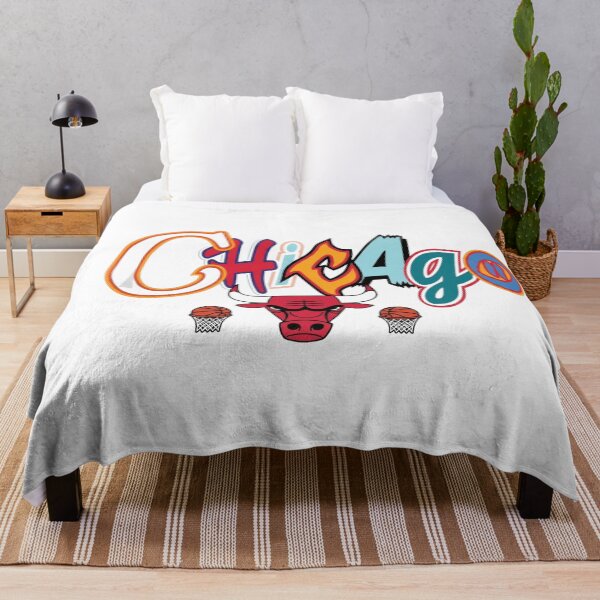 Item preview, Vibrant Chicago Basketball Bull Graffiti Typography Graphic designed and sold by BlasiseDS.