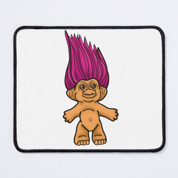 Item preview, Retro 90s Troll Doll designed and sold by Peace, Love & Pugs.