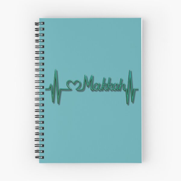 Item preview, Makkah Heartbeat Line (V.8) – Islamic City Love Typography Design designed and sold by D-Islamic.