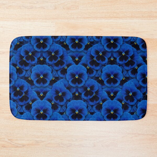 Item preview, Vibrant Blue Pansies Floral Seamless Pattern designed and sold by Owcomm.