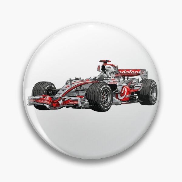 Item preview, 2007 McLaren MP4-22 Lewis Hamilton Fernando Alonso F1 Racing Car Illustration designed and sold by Motorline44.
