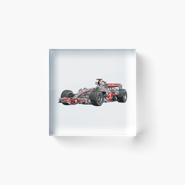 Item preview, 2007 McLaren MP4-22 Lewis Hamilton Fernando Alonso F1 Racing Car Illustration designed and sold by Motorline44.