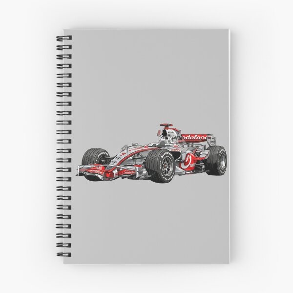 Item preview, 2007 McLaren MP4-22 Lewis Hamilton Fernando Alonso F1 Racing Car Illustration designed and sold by Motorline44.