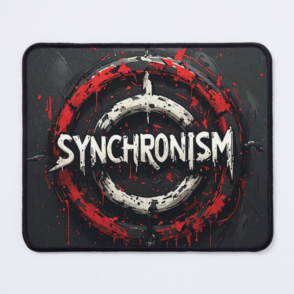 Item preview, Synchronism - Dark Industrial Techno & Gothic Art designed and sold by HappyPrintCo.