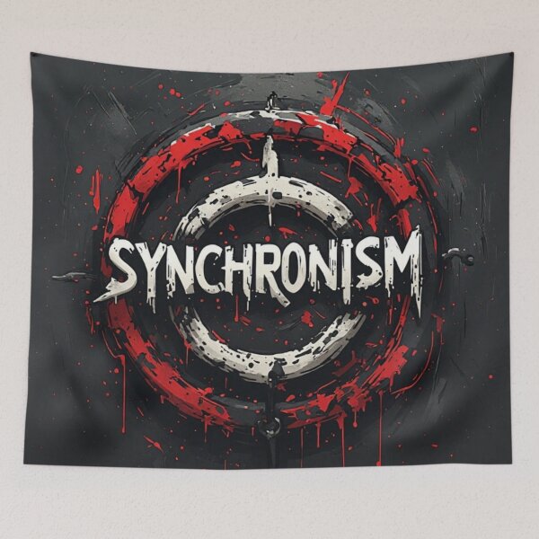 Item preview, Synchronism - Dark Industrial Techno & Gothic Art designed and sold by HappyPrintCo.