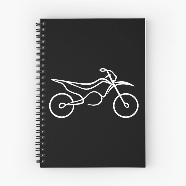 Item preview, One Line Dirt Bike Supermoto Line Art designed and sold by JesterKrewArt.