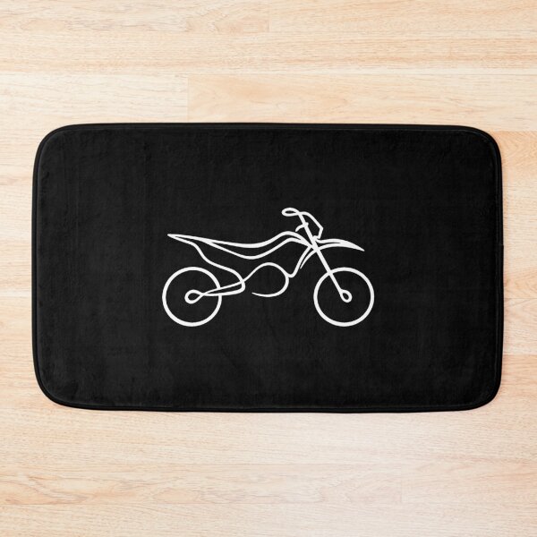 Item preview, One Line Dirt Bike Supermoto Line Art designed and sold by JesterKrewArt.