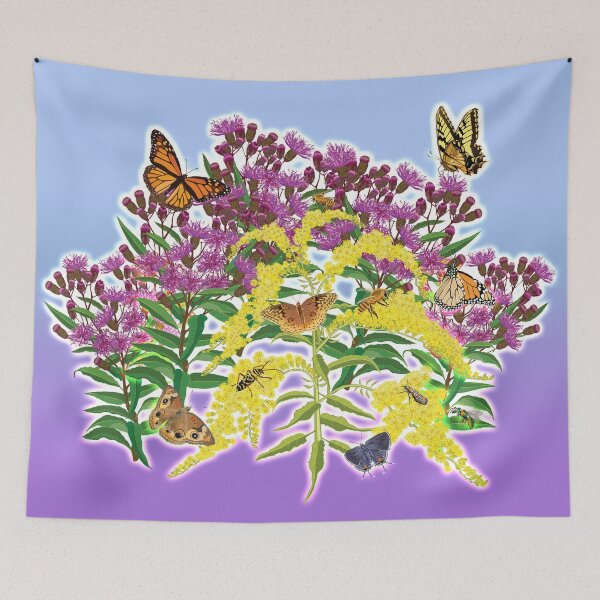 Item preview, Goldenrod and Ironweed Tapestry designed and sold by Jedi-Artist.