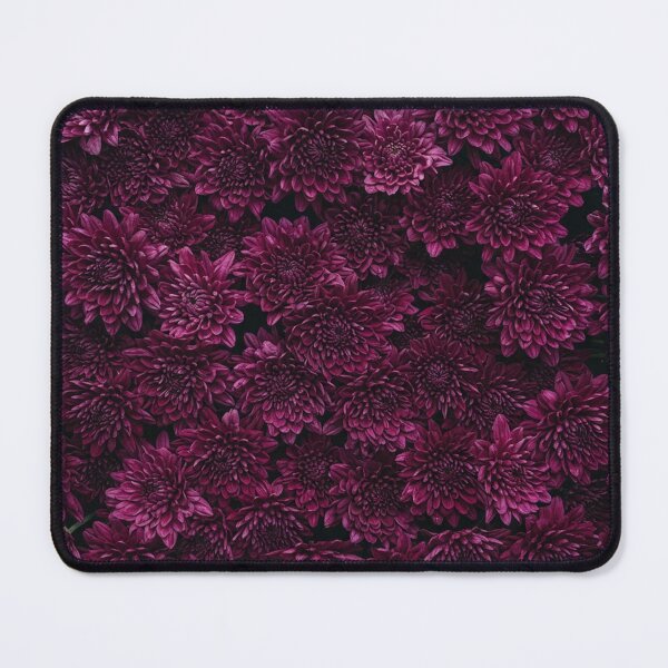 Item preview, Dark Magenta Chrysanthemum Floral Pattern designed and sold by Owcomm.