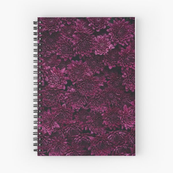 Item preview, Dark Magenta Chrysanthemum Floral Pattern designed and sold by Owcomm.