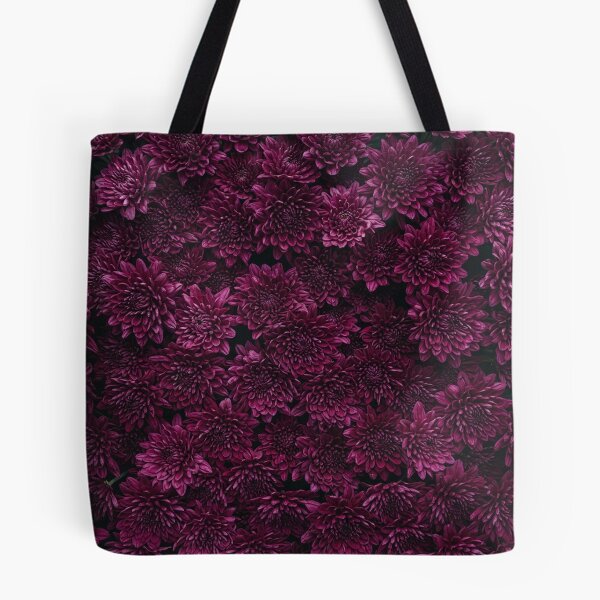 Item preview, Dark Magenta Chrysanthemum Floral Pattern designed and sold by Owcomm.