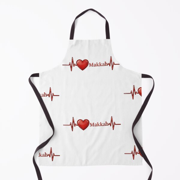 Item preview, Love Makkah (V.1) – Islamic Spiritual Heart ECG Typography Design designed and sold by D-Islamic.