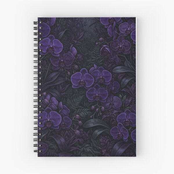 Item preview, Dark Purple Orchid Floral Seamless Pattern designed and sold by Owcomm.