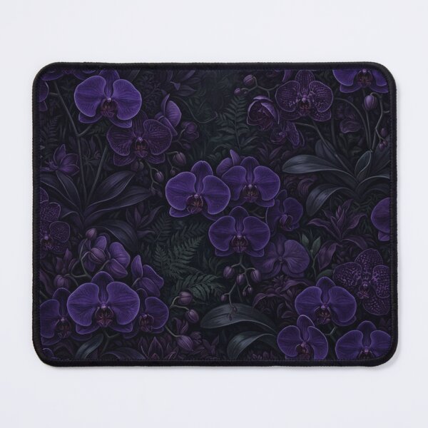 Item preview, Dark Purple Orchid Floral Seamless Pattern designed and sold by Owcomm.