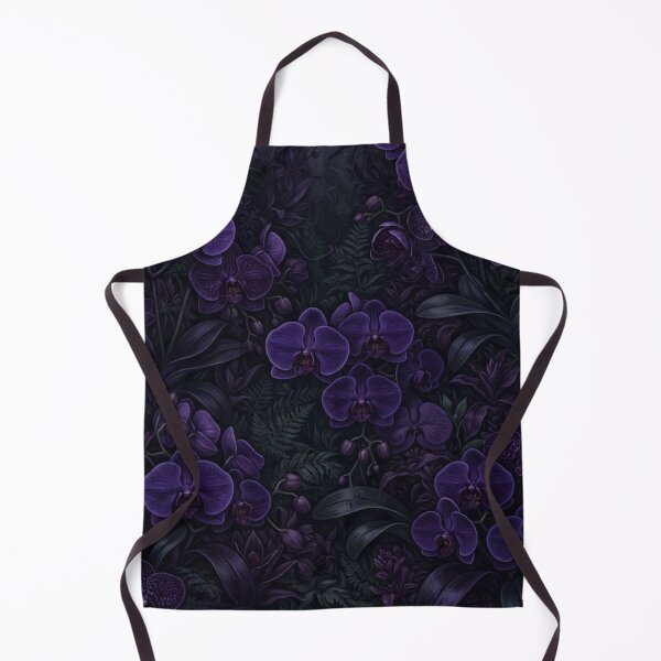Item preview, Dark Purple Orchid Floral Seamless Pattern designed and sold by Owcomm.