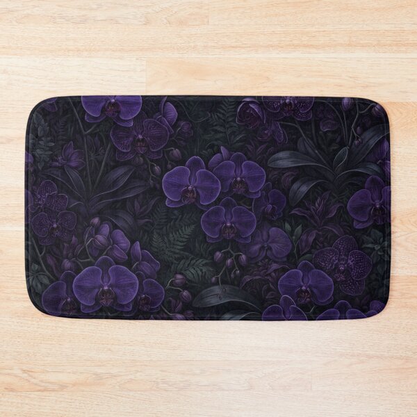 Item preview, Dark Purple Orchid Floral Seamless Pattern designed and sold by Owcomm.