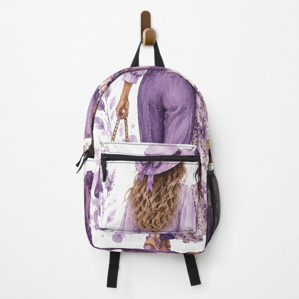 Item preview, Lavender Boho Best Friends Fashion Art designed and sold by Gold Turtle Lina.