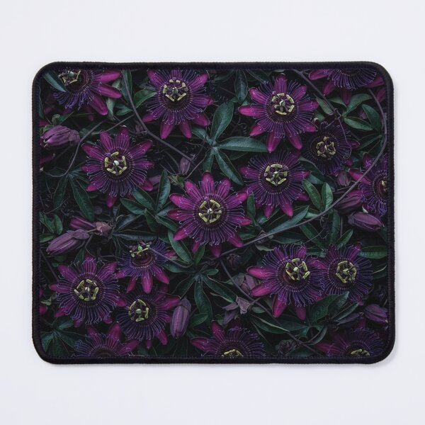 Item preview, Dark Purple Passion Flower Floral Pattern designed and sold by Owcomm.