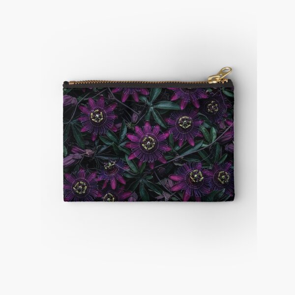 Item preview, Dark Purple Passion Flower Floral Pattern designed and sold by Owcomm.