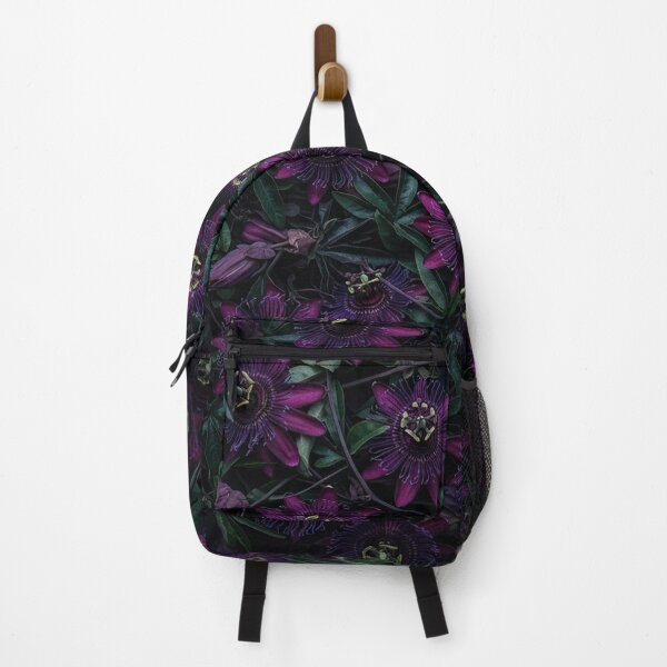Item preview, Dark Purple Passion Flower Floral Pattern designed and sold by Owcomm.