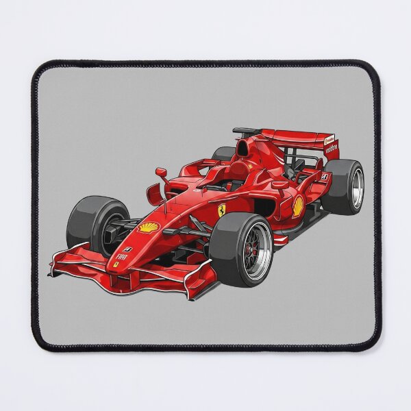 Item preview, 2008 Ferrari F2008 Felipe Massa Kimi Raikkonen F1 Racing Car Illustration designed and sold by Motorline44.