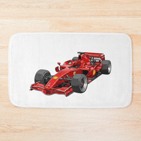 Item preview, 2008 Ferrari F2008 Felipe Massa Kimi Raikkonen F1 Racing Car Illustration designed and sold by Motorline44.