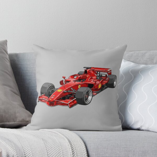 Item preview, 2008 Ferrari F2008 Felipe Massa Kimi Raikkonen F1 Racing Car Illustration designed and sold by Motorline44.