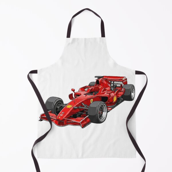 Item preview, 2008 Ferrari F2008 Felipe Massa Kimi Raikkonen F1 Racing Car Illustration designed and sold by Motorline44.