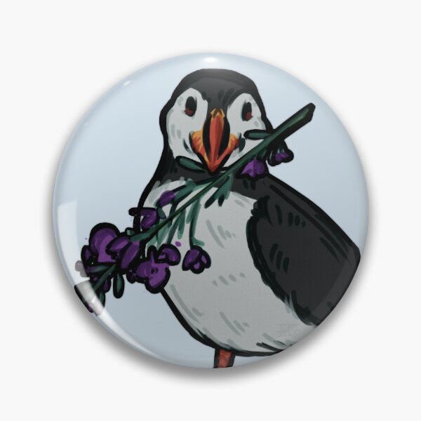 Item preview, Flower puffin designed and sold by toad404.