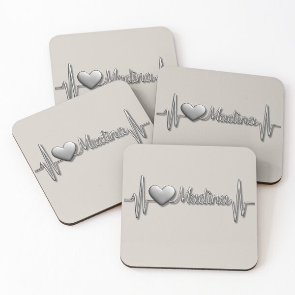 Item preview, Madina Heartbeat Pulse (V.2) - Islamic Faith & Love Design designed and sold by D-Islamic.
