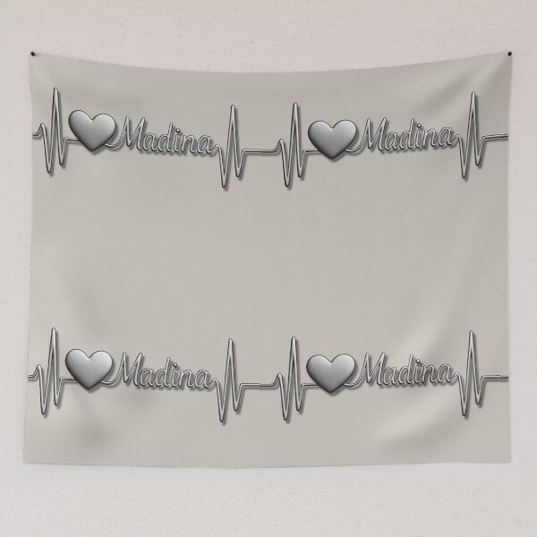 Item preview, Madina Heartbeat Pulse (V.2) - Islamic Faith & Love Design designed and sold by D-Islamic.