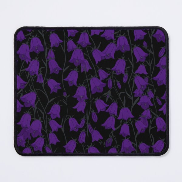 Item preview, Dark Purple Bluebell Flowers Floral Pattern designed and sold by Owcomm.