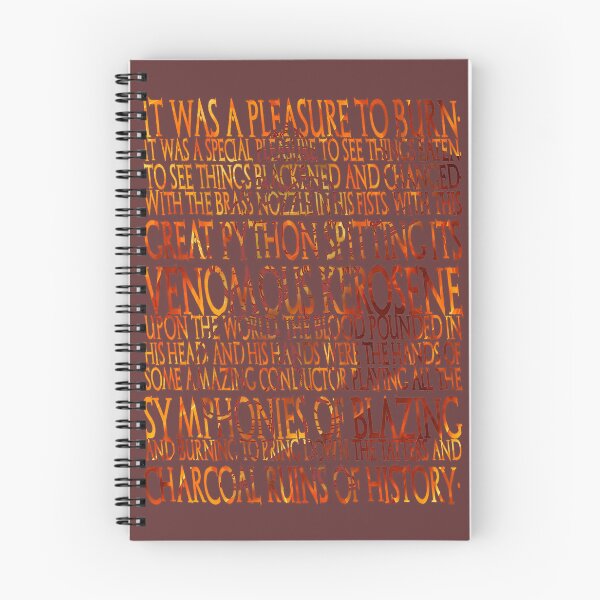 Item preview, Fahrenheit 451 Opening Stencil  designed and sold by Cathedral of Curiosity.