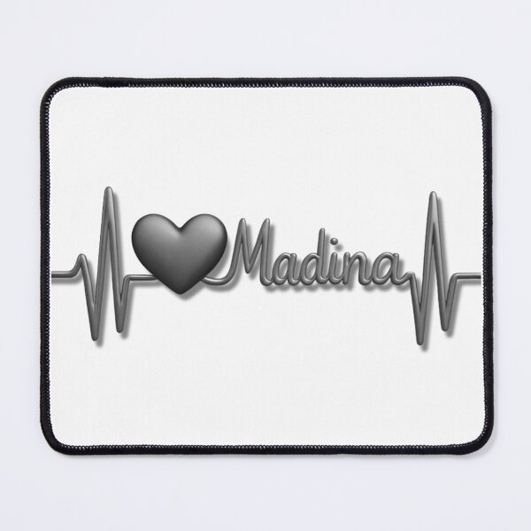 Item preview, Madina Heartbeat Pulse (V.3) - Islamic Faith & Love Design designed and sold by D-Islamic.