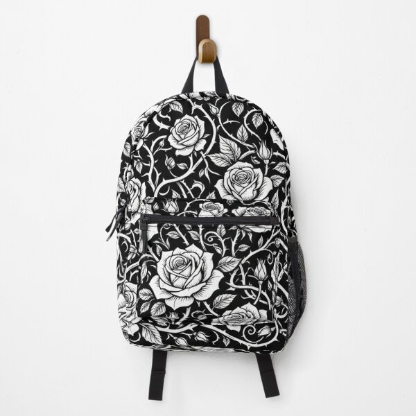Item preview, Gothic Rose Garden Black And White Pattern designed and sold by Owcomm.