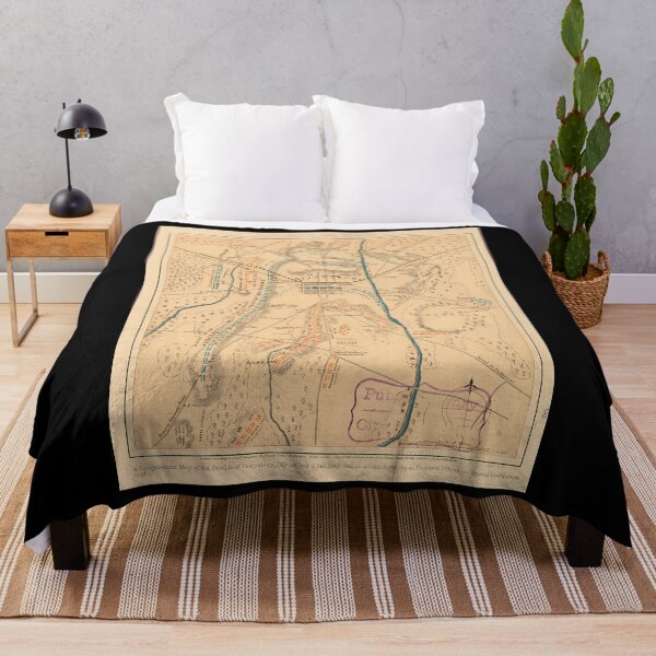 Item preview, Vintage Map Of The Gettysburg Battlefield (1864) designed and sold by CarlynSallee.