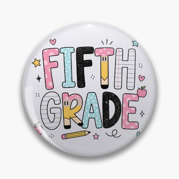Item preview, Fifth Grade Back to School Design designed and sold by bipsybutton.