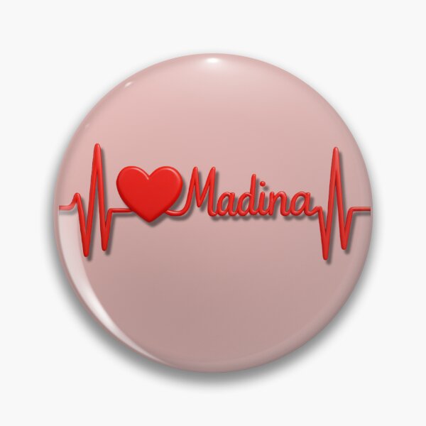 Item preview, Madina Heartbeat Pulse (V.4) - Islamic Faith & Love Design designed and sold by D-Islamic.
