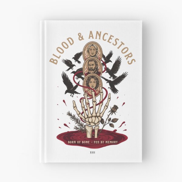 Item preview, Blood & Ancestors T-Shirt | Skull Roses Dark Heritage Halloween Graphic Tee v14 designed and sold by DarylWelsh2024.