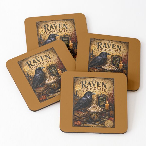 Item preview, Raven Chocolate — Vintage Halloween Hot Chocolate  designed and sold by Novel Works Studio.