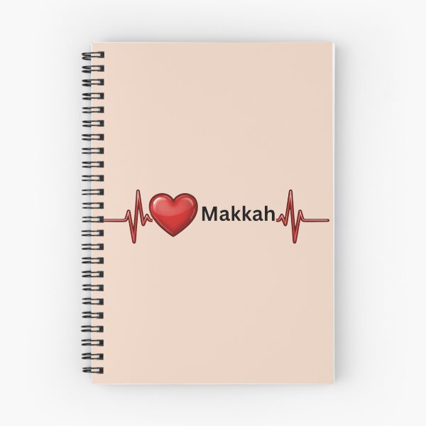 Item preview, Love Makkah (V.2) – Islamic Spiritual Heart ECG Typography Design designed and sold by D-Islamic.