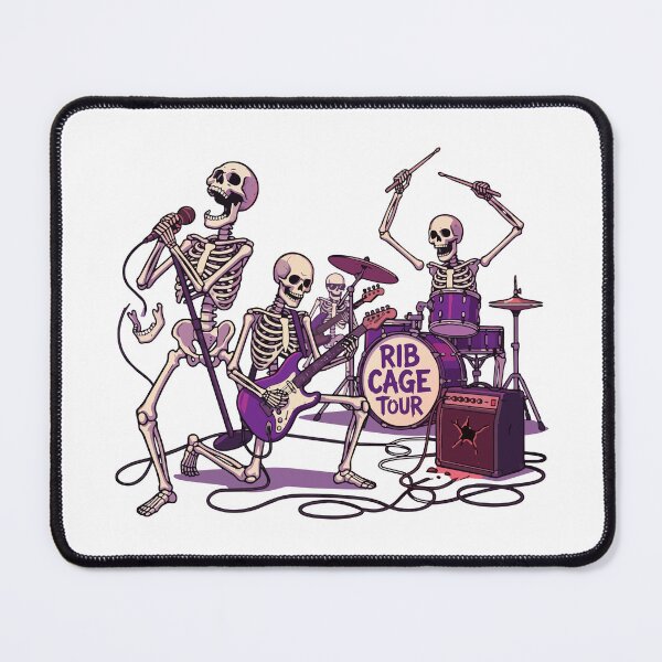 Item preview, HALLOWEEN Rib Cage Funny Skeleton Band designed and sold by Uglyandcute.