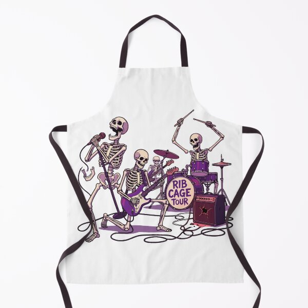 Item preview, HALLOWEEN Rib Cage Funny Skeleton Band designed and sold by Uglyandcute.